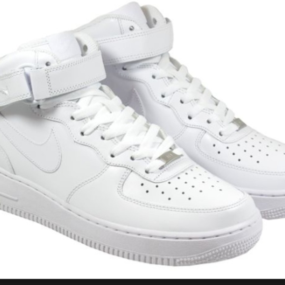 nike air force one high top white